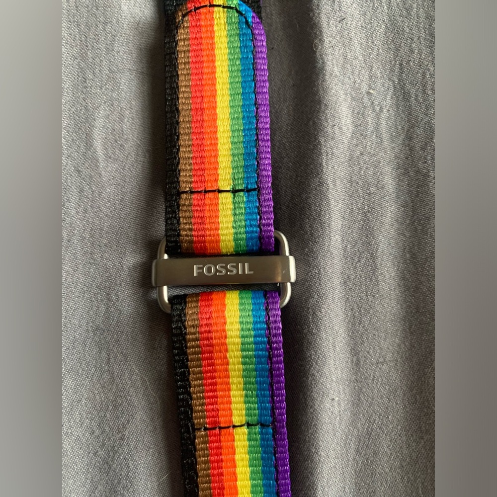 Fossil Pride/Rainbow Apple Watch Band - New